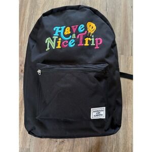 A**holes Live Forever Backpack -Have a Nice Trip -Black
